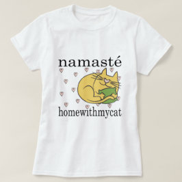 Hem för kvinnor med T-Shirt-namn med CAT-Rosa T Shirt