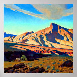 ”Hem för ökensatten” av Maynard Dixon Poster