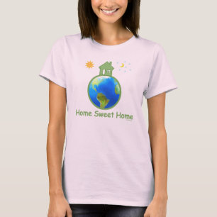 Hem för sötsak för jorddaghem tee shirt