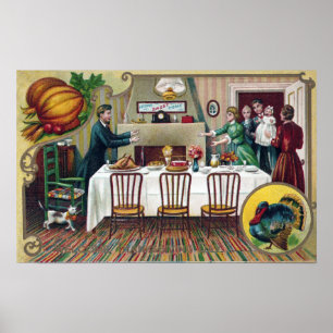 Hem för Thanksgiving Poster