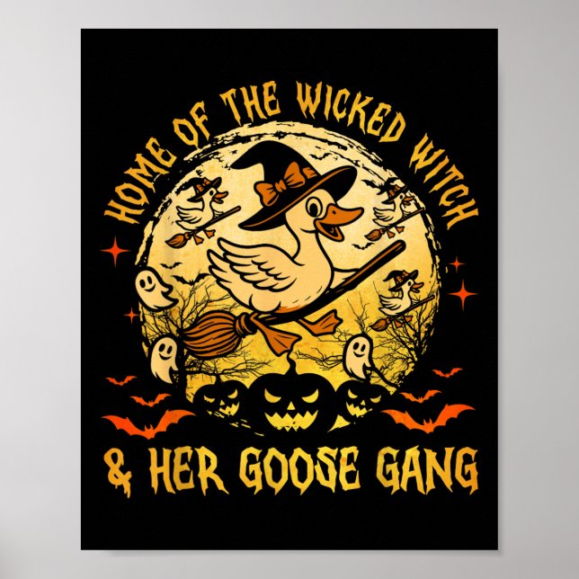 Hem för Wicked&amp; hennes gang Witch Hall Poster (Framsidan)