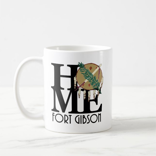 HEM Fort Gibson Oklahoma 11oz Kaffemugg (Vänster)