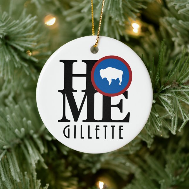 HEM Gillette Wyoming Julgransprydnad Keramik (Träd)