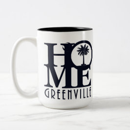 HEM- Greenville SC 15oz Två-Tonad Mugg