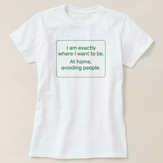Hem (grönt) t shirt (Design framsida)