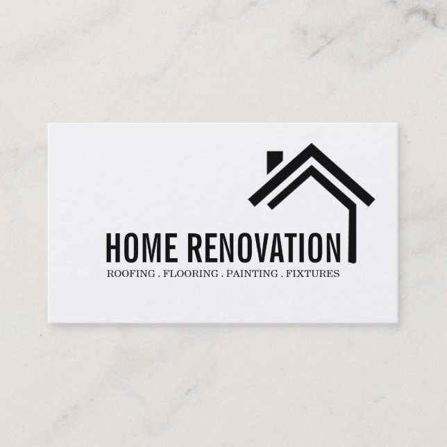 Hem Hem Renovering Ombyggnad Konstruktion Visitkort (Framsida)