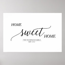 Hem Hemma Familjenamn Poster