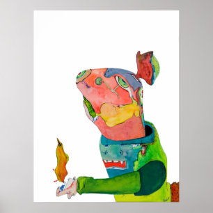 Hem- honungkanin för välkomnande poster