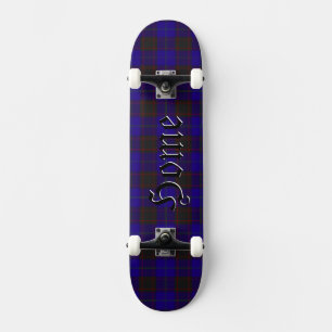Hem Hume Tartan Skotsk Rutmönster Mini Skateboard Bräda 18,5 Cm