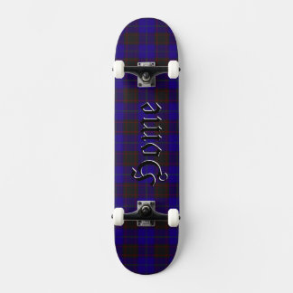 Hem Hume Tartan Skotsk Rutmönster Mini Skateboard Bräda 18,5 Cm