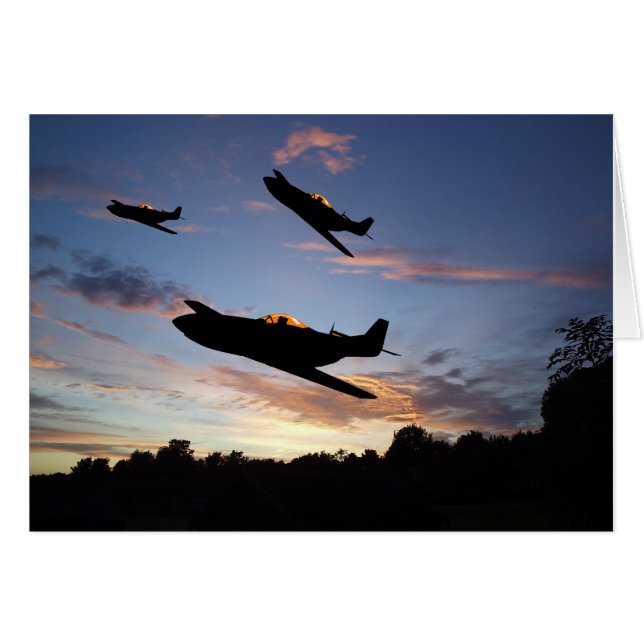 Hem i Dusk Hälsningskort (Framsidan Horizontal)