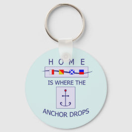 Hem i Nyckelringen Anchor Boater Nyckelring