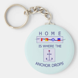 Hem i Nyckelringen Anchor Boater Nyckelring