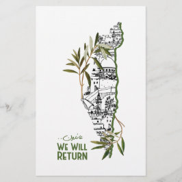 Hem innanför Karta, inhysta av Olive Grenar Brevpapper