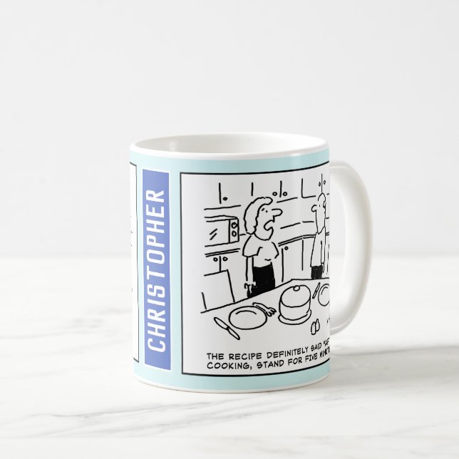 Hem, kokning i Tecknaden Köks Roligt. Kaffemugg (Framsida höger)