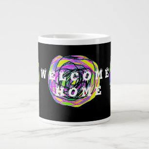 HEM KOMMER ATT VÄLKOMNA ART DECOR JUMBO MUGG