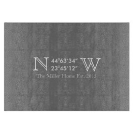 Hem- koordinerad Glass skärbräda för GPS