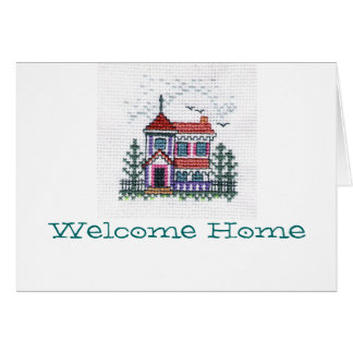 Hem- kort för välkomnande