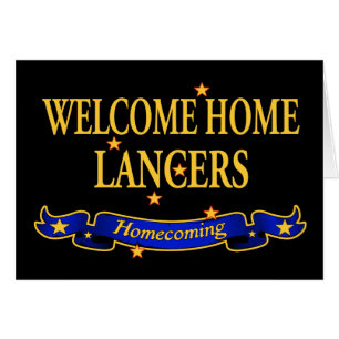 Hem- Lancers för välkomnande Hälsningskort