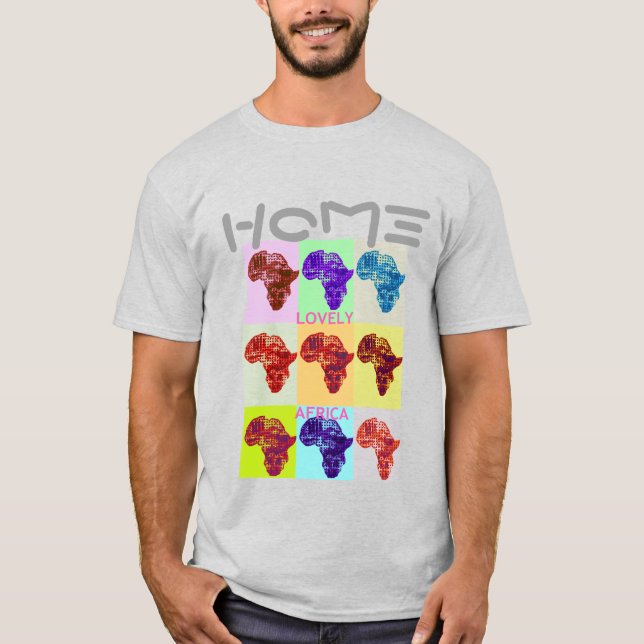 Hem Land LOVELY AFRIKA T Shirt (Framsida)