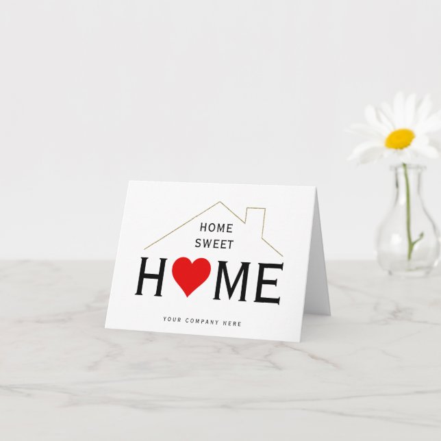 Hem Ljuva Hem Fastigheter Ny Husägare Kort (Liten växt)