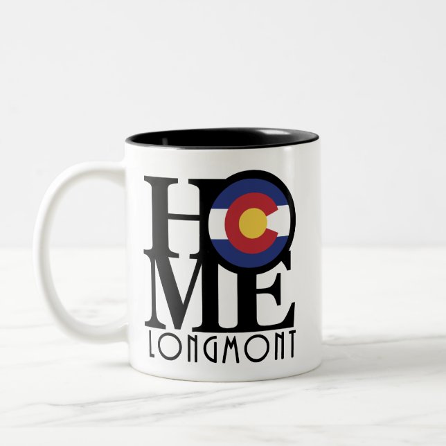 HEM Longmont 11oz tvåtonskaffe Mugg (Vänster)