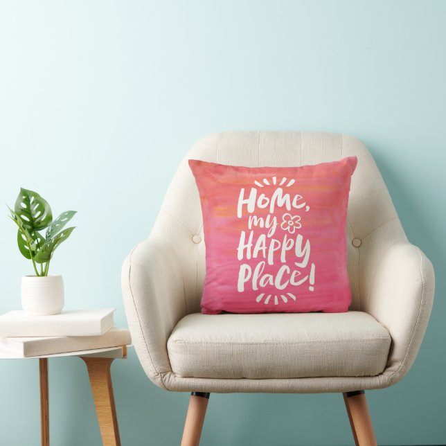 HEM Lycklig Ställe! Homebody - Rosa Kudde (Stol)