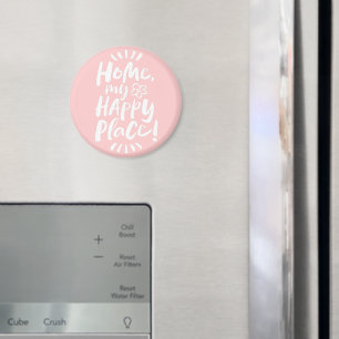 HEM Lycklig Ställe! Shelter in Ställe Girly Rosa Magnet