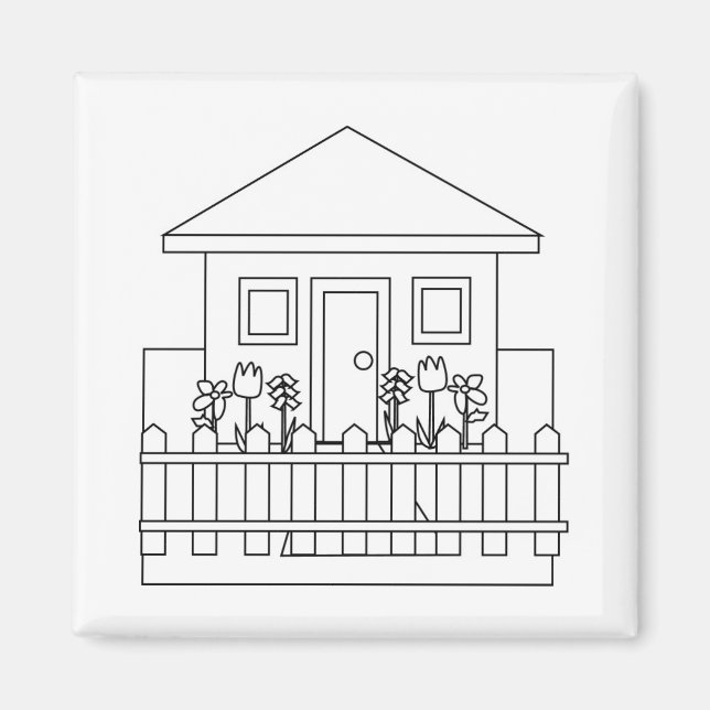 Hem med stängsel magnet (Framsidan)