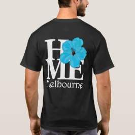 HEM Melbourne Blue Hibiscus (bakre tryck) T Shirt