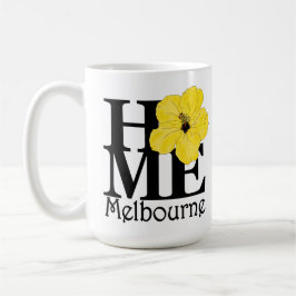 HEM- Melbourne gul hibiskus Kaffemugg