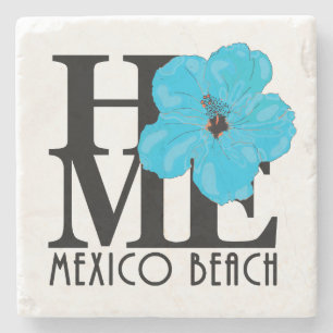 HEM Mexiko Beach Florida Blue Hibiscus Stenunderlägg