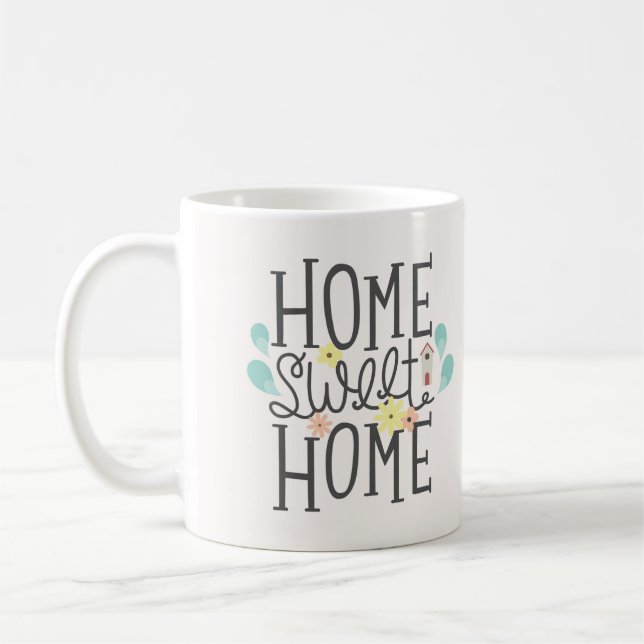 Hem - mycket kute hemsöt kaffemugg (Vänster)