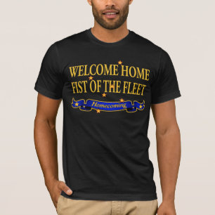 Hem- näve för välkomnande av flottan tee shirt