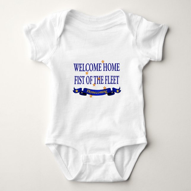 Hem- näve för välkomnande av flottan tee shirt (Framsida)