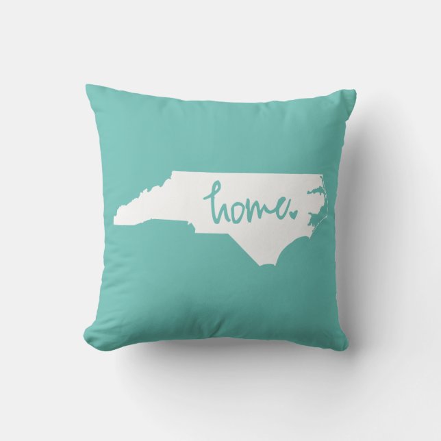 Hem- North Carolina beställnings- färg Kudde (Framsida)