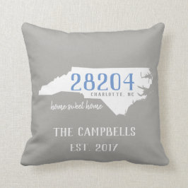 Hem- North Carolina kudder den beställnings- Kudde