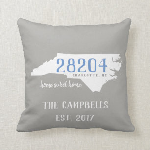 Hem- North Carolina kudder den beställnings- Kudde