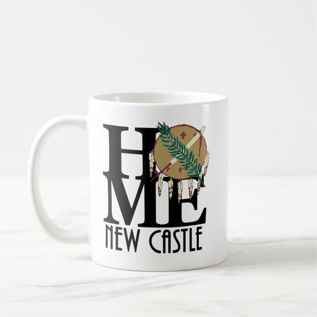 HEM Ny Castle Oklahoma 11oz Kaffemugg (Vänster)