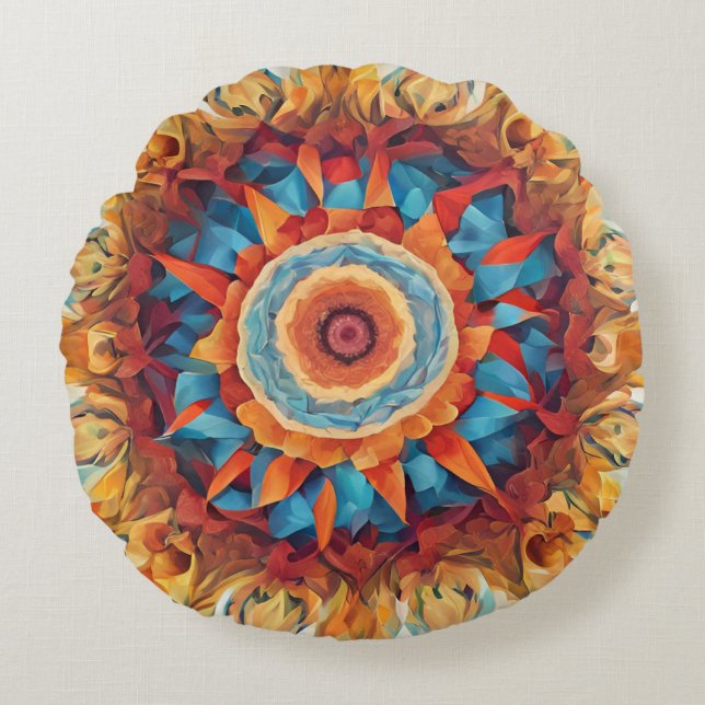 Hem och boende > Hemma > Pillows & Poufs > Thre Rund Kudde (Framsidan)