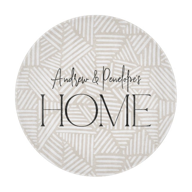 Hem och vitt, modernt, geometriskt minimihem (Framsidan)