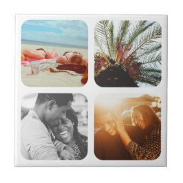 Hem, omringad av väggruta 4 fotomall kakelplatta