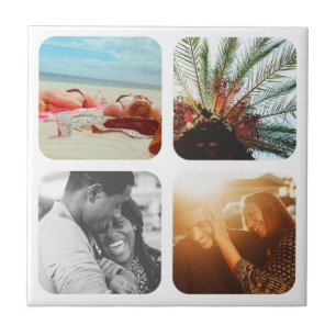 Hem, omringad av väggruta 4 fotomall kakelplatta