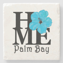 HEM Palm Bay Blue Hibiscus Stenunderlägg