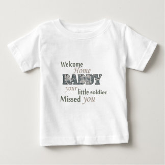 Hem- pappa för välkomnande - "lite soldat ", tee shirt
