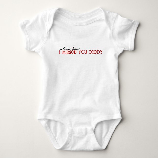 Hem- pappa för välkomnande (spädbarn) tee shirt (Framsida)