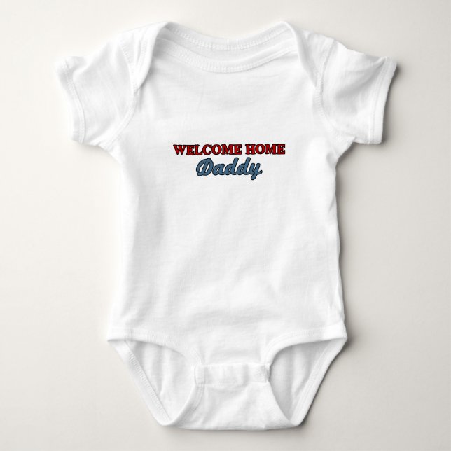 Hem- pappa för välkomnande t-shirt (Framsida)