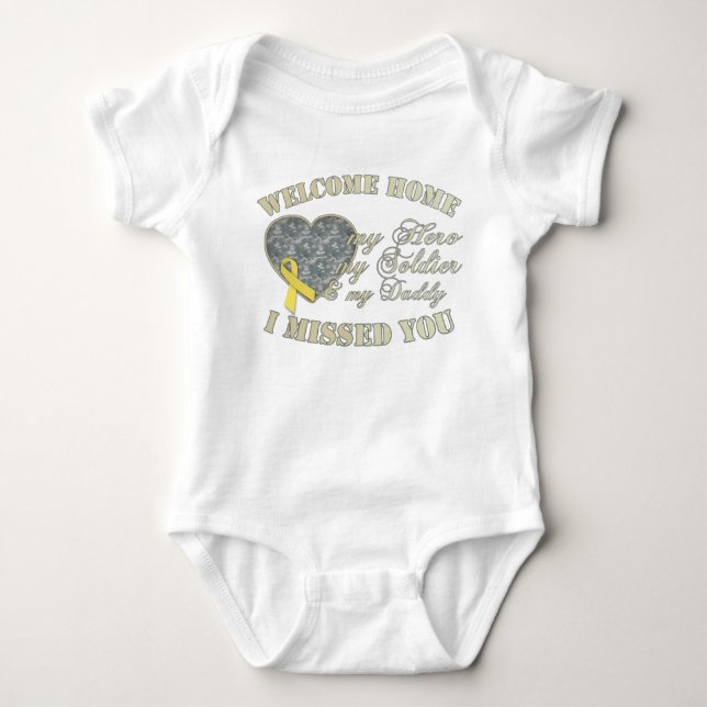 Hem- pappa för välkomnande t-shirt (Framsida)