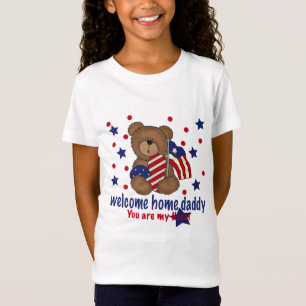 Hem- pappabjörn för välkomnande t shirt
