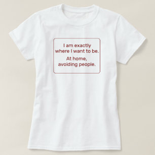 Hem (röd) t shirt